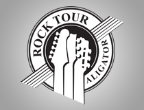 Logo ROCK TOUR RADIO ALIGATOR - www.peknelogo.sk